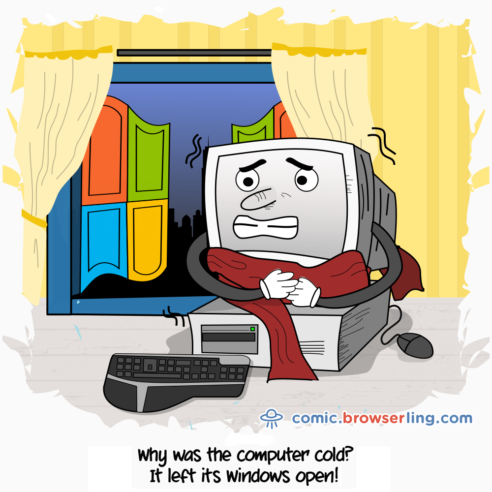 Coldness - Computer jokes, cartoons and comics